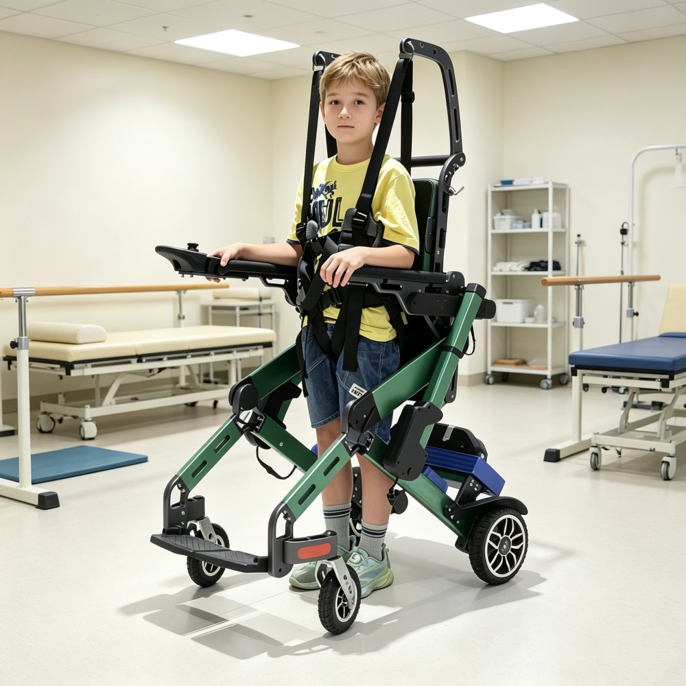 3 in 1 Child Electric Wheelchair with Standing Function | Pediatric Gait Trainer for Cerebral Palsy & Stroke Recovery