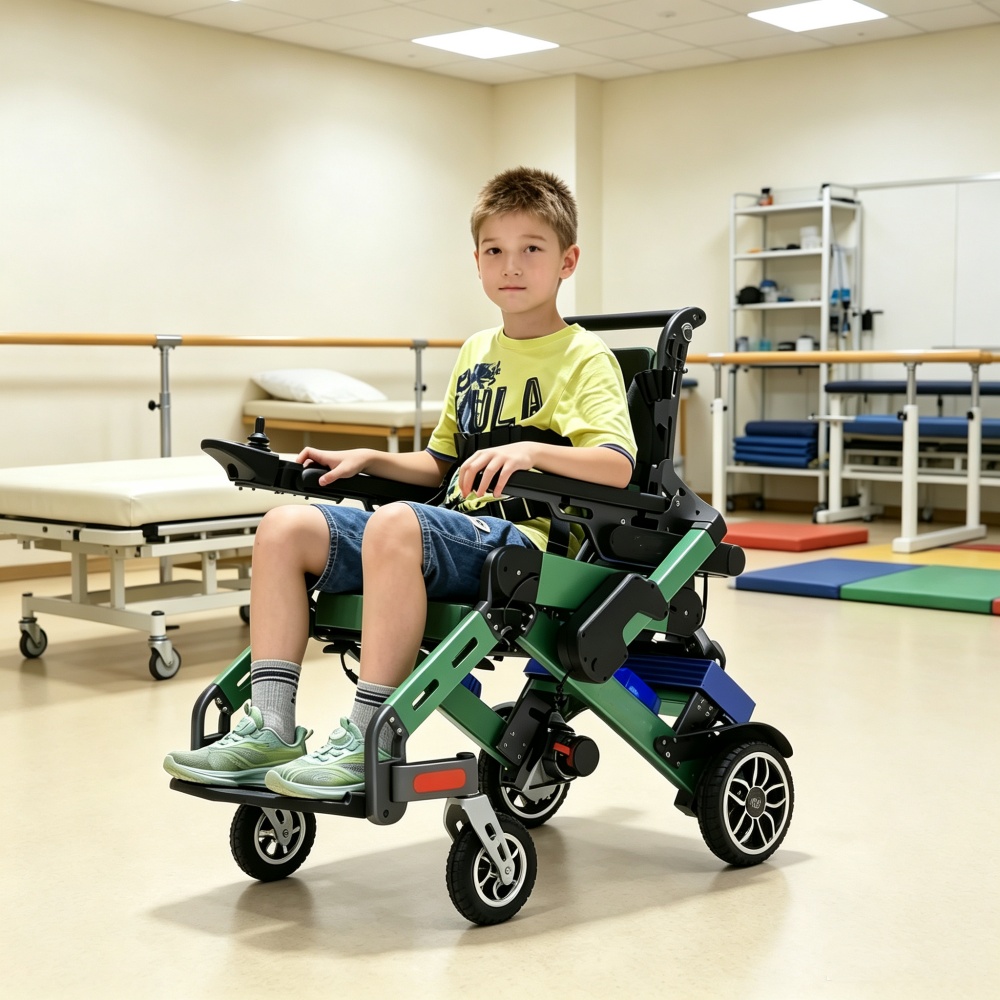 3 in 1 Child Electric Wheelchair with Standing Function | Pediatric Gait Trainer for Cerebral Palsy & Stroke Recovery - Image 8