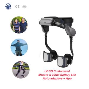 960W AI Electric Robotic Exoskeleton Walking Robot Ultra-light Durable Design for Elderly Walking Assistance