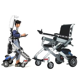 QDL-1A/H Electric Gait Training Exoskeleton | 3-in-1 Standing Rehabilitation Wheelchair, Walking Assist & Gait Trainer for Stroke & SCI Recovery | CE Certified, Lightweight Aluminum, Height Adjustable