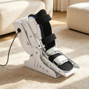 Adjustable Electric Ankle Exerciser CH-J | Foot & Ankle Fracture and Sprain Rehabilitation Training Machine with Non-Slip Arch Support | Ankle Therapy Equipment for Home, Hospital & Rehab Center