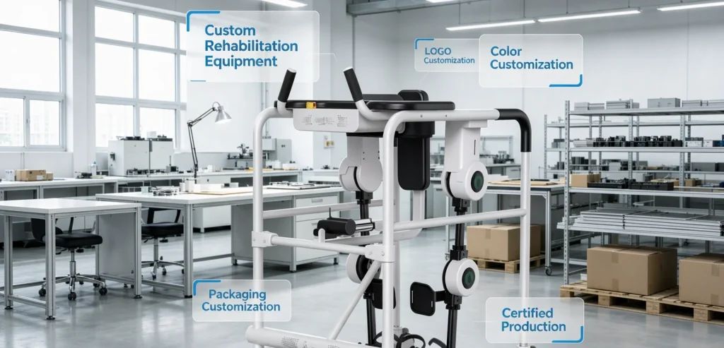 Custom rehab equipment manufacturing - OEM production line